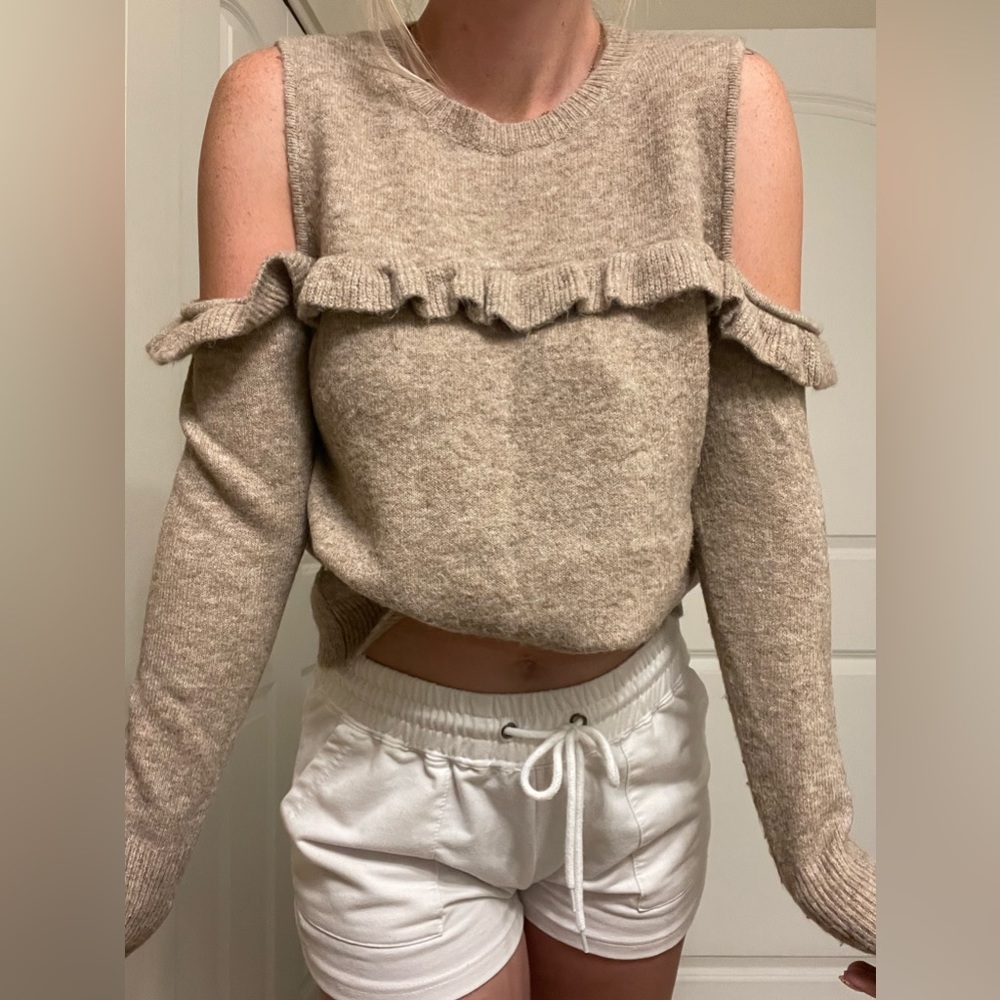 LOFT/ cold shoulder sweater